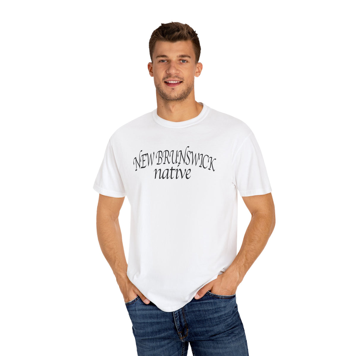 Copy of New Brunswick Native playful short-sleeve T-Shirt - frontside only