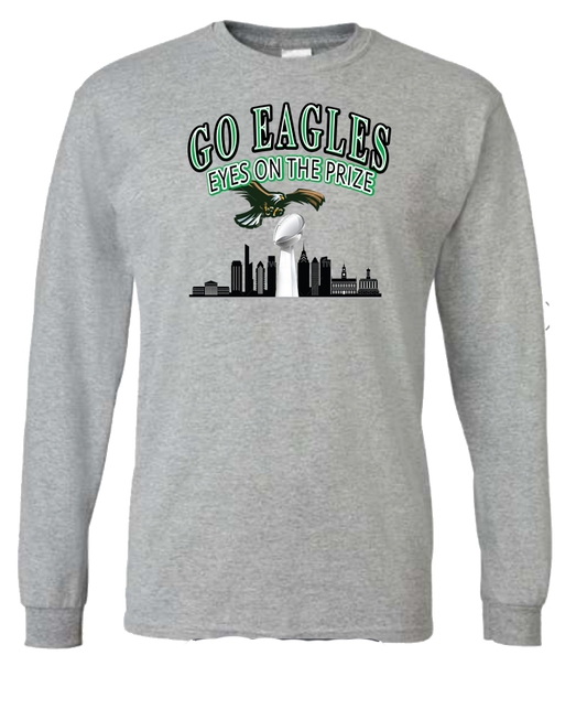 Philly 'GO EAGLES' Super Bowl long sleeve T-shirt