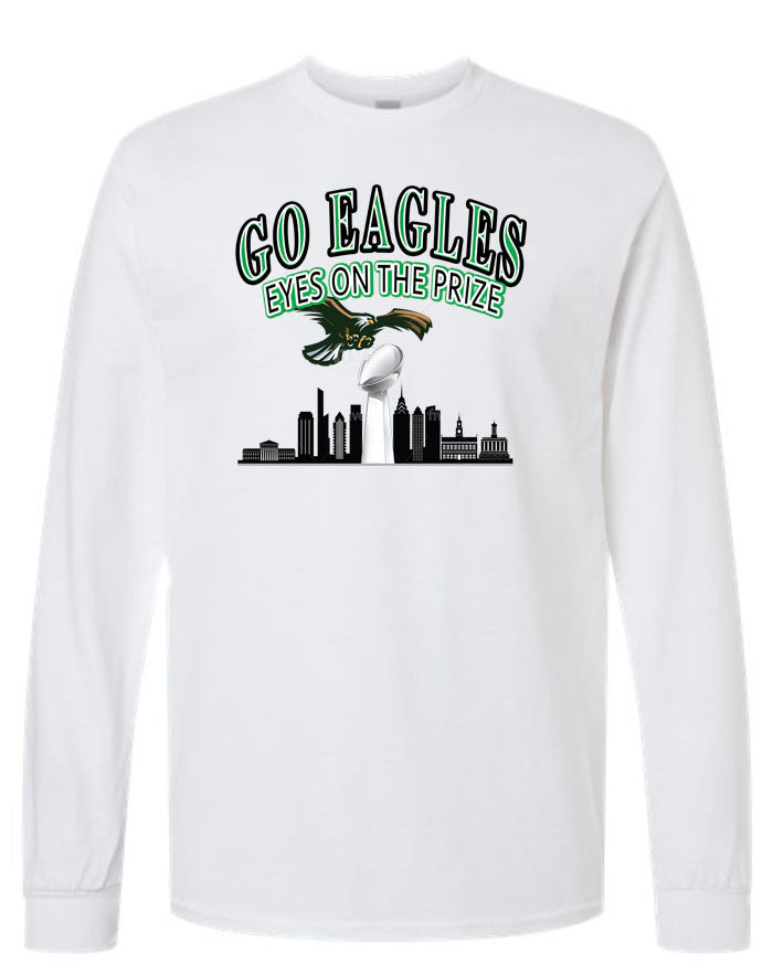 Philly 'GO EAGLES' Super Bowl long sleeve T-shirt